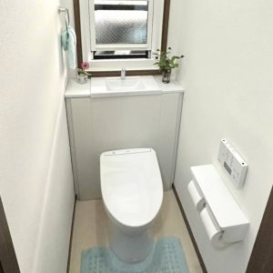 タンク式トイレをタンクレストイレに交換リフォーム事例